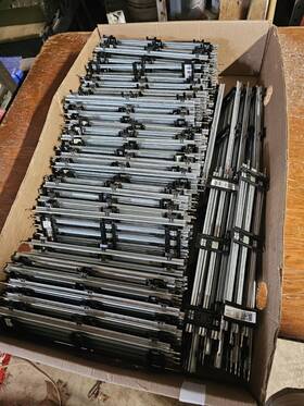 279-3078 Menards O-gauge Tubular Track 10in Straight Lot Of 100 Used Lionel