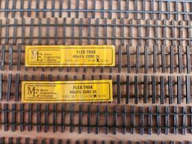 12-120 Micro Engineering Hon2-1/2 Flex Track 36 Inch Lot Of 15 Mix Weathered And Non