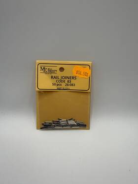 26-083 Micro Engineering 26-053 Me Code 83 Rail Joiners 50 Pieces Ho Scale