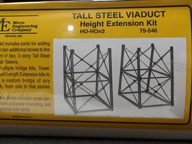 75-546 Micro- Engineering Ho Tall Steel Viaduct Height Extension And Hon3