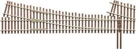 255-14719 Micro Engineering Code 83 Ladder Track System Turnout #5e Right-hand Last