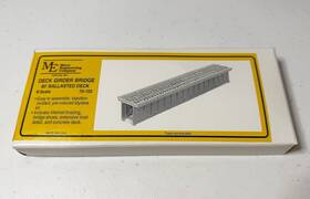 75-152 Micro Engineering Company N Scale 80ft Ballasted Deck Girder Bridge Kit
