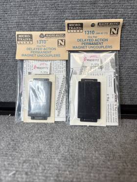 Micro-trains 98800172 N Scale Magnet Uncoupler W/o Track 2 Pks 1310 Nos New