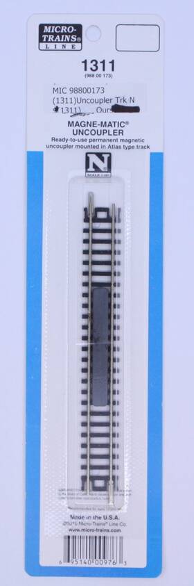 98800173 Micro-trains Microtrains 1311 N Scale Magne-matic Uncoupler Track Section