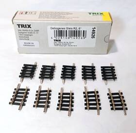 Minitrix 14926 Radius 2 228.2 Mm 6 Curved Track 10 Pieces New In Box Germany