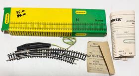 Minitrix 14967 N-scale Trix Right Curved Turnout R1/r2 42 - New