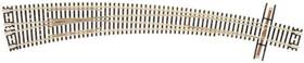 2058 Model 313052312329 N Scale Curved Left-hand Turnout Code 55 Track