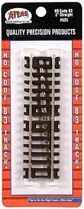 Model 313052891800 Code 83 Nickel Silver 2 Inch Straight Section 6/bx Ho Scale Trains