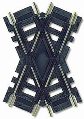 Model 313111983996 Code 100 Nickel Silver 60 Degree Custom-line Crossing Ho Scale Trains
