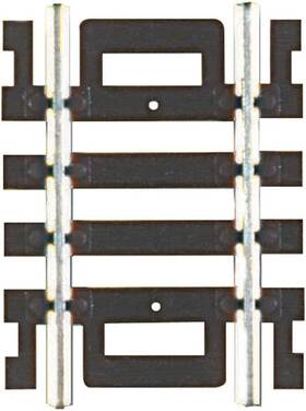 Model 705353950650 Code 100 Nickel Silver 1.5 Inch Straight Snap-track Ho Scale Trains