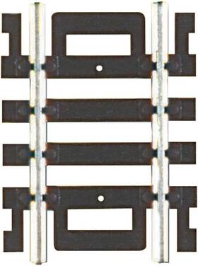 Model 744110676228 Code 100 Nickel Silver 1.5 Inch Straight Snap-track Ho Scale Trains