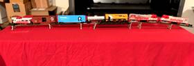 02750 Model Power Ho Scale Silver Streak With Dummy Engine 5 Cars Pack 36x54 Brass Track