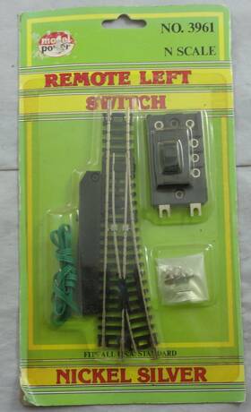 Mod3961 Model Power N Scale Railroad Remote Left Switch #3961