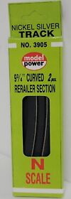 3905 Model Power N Scale No. 9.3/4inch Curved Retailer Section 2pcs