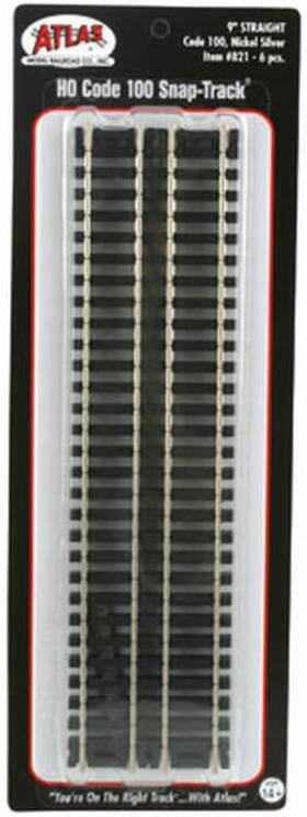 Model Railroad 313108651617 Ho Code 100 9 Inch Straight 6
