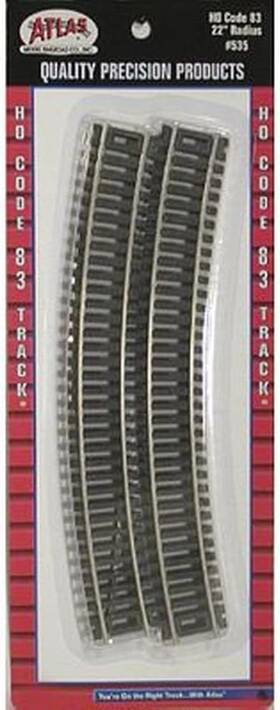 Model Railroad 313115083074 Ho Code 83 22 Inch Radius Curve 6