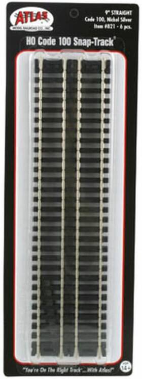 Model Railroad 744110246513 Ho Code 100 9 Inch Straight 6