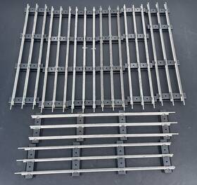 10-99091 Mth 14 Inch Straight Track Standard Gauge 8-pieces Last Ones Used Nice