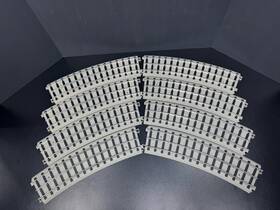 11-99072 Mth 11-90072 Realtrax Std Gauge O-72 Full Curve Track W Roadbed 8-pc Lot New