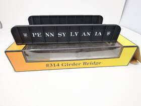 30-12001 Mth Used Rail King O No 314 Girder Bridge Pennsylvania Read