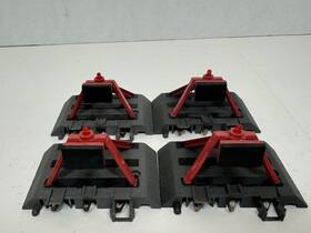 40-1024 Mth Realtrax Illuminated Bumpers Lot Of 4 Pcs Tested Ex
