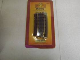 40-1045-2 Mth Rail King Realtrax 2-piece 0-42 Half Curve Track O-gauge