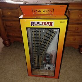 40-1055 Mth O54 Real Trax Nickel Silver Right Hand Remote Switch Turnout Nib