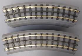 45-1010 Mth O Scaletrax Curved Track Sections 12 Ex