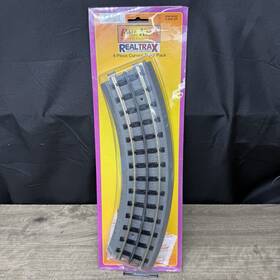 Mth 658081440170 Railking Realtrax 30-1002-4 Curved Track Pack O Gauge 4-piece New