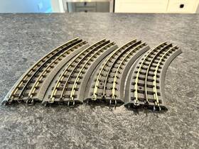 40-1002 Mth 707851036133 Realtrax 031 Curve Track Sections 4pc Lot O Gauge
