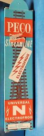 Sl-e392x N Scale Peco Streamline Electrofrog Medium Radius L H Turnout