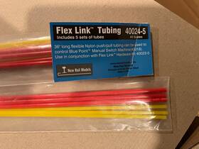 400024-5 New Rail Models 40024-5 Blue Point Flex Link Tubing 36 Inches - 8 Pairs