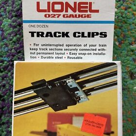 6-2901 Nib Modern Lionel Trains O27 Gauge Track Clips Locks X 12 #6-2901 Nos New