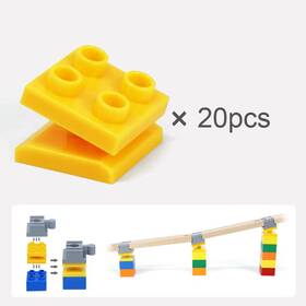 Xljk1221 Onestop-stores Wooden Track Accessories Adapter Train Connector Compatible