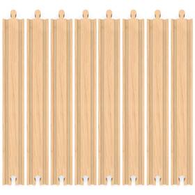 Orb-exp-t-060 Orbrium Wooden Train Tracks Accessories 8 Pieces Of 12 Inch Extra Long W