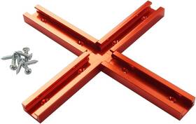 Tt09 Oskool T-track Intersection Kit With Wood 3&apos &apos And 6&apos