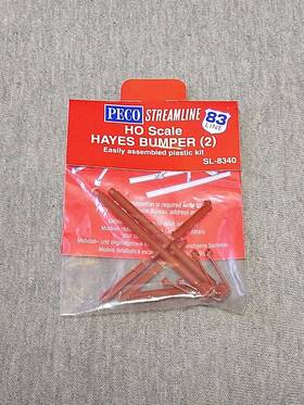 Sl-8340 Peco 050881035054 Streamline Ho Scale Code 83 Hayes Bumper 2 Ts