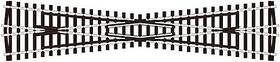 Peco 050881037003 Code 100 Long Crossing Insulfrog - Ho Scale Model Train Track #1050