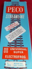 E99xx Peco Ho Oo Universal Super Electrofrog Sl Medium Rad 3 Way Turnout