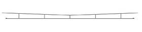 Lc-153 Peco Ho Scale Catenary Wires 5x380mm