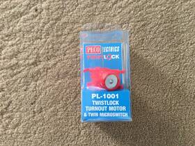 Pl-1001 Peco New Twist Lock Turnout Motor And Twin Micro Switch