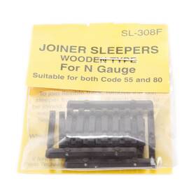 Sl-308f Peco N Code 55/80 Wooden Type Replacement Ties Joiner Sleepers 10