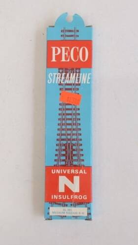 Sl-391 Peco N Scale Right Hand Medium Radius Turnout