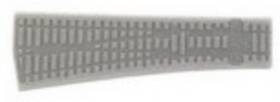 Sl-60 Peco Ho Amd Oo Left-hand Turnover Medium Roadbed Moulded Ballast Inlay