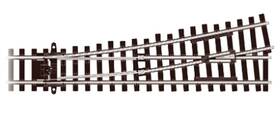 Sl-u1292 Peco Tt Code 55 Nickel Silver Rail Left Hand Small Radius Turnout