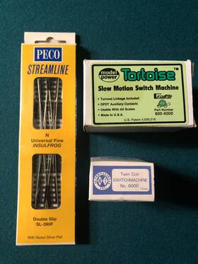 Ppcsle390f Peco Trains Sl-e390f N Code 55 Insulfrog Double Slip Switch With 2 Machines