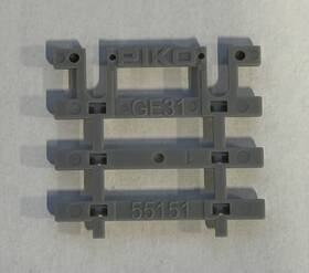 55151 Piko Ho 1.2 Inch Concrete Flex Track End Ties-track Sold By Individual Pieces