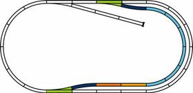 55321 Piko Ho Roadbed A-track C Set Of 12