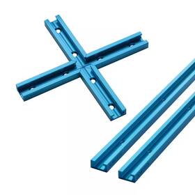 Powertec 313033524529 36 Inch Double-cut Profile Universal T-track With Predrilled Mounting Holes And I