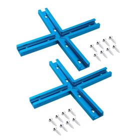 Powertec 313112994984 T-track Intersection Kit With Mounting Screws 2-sets